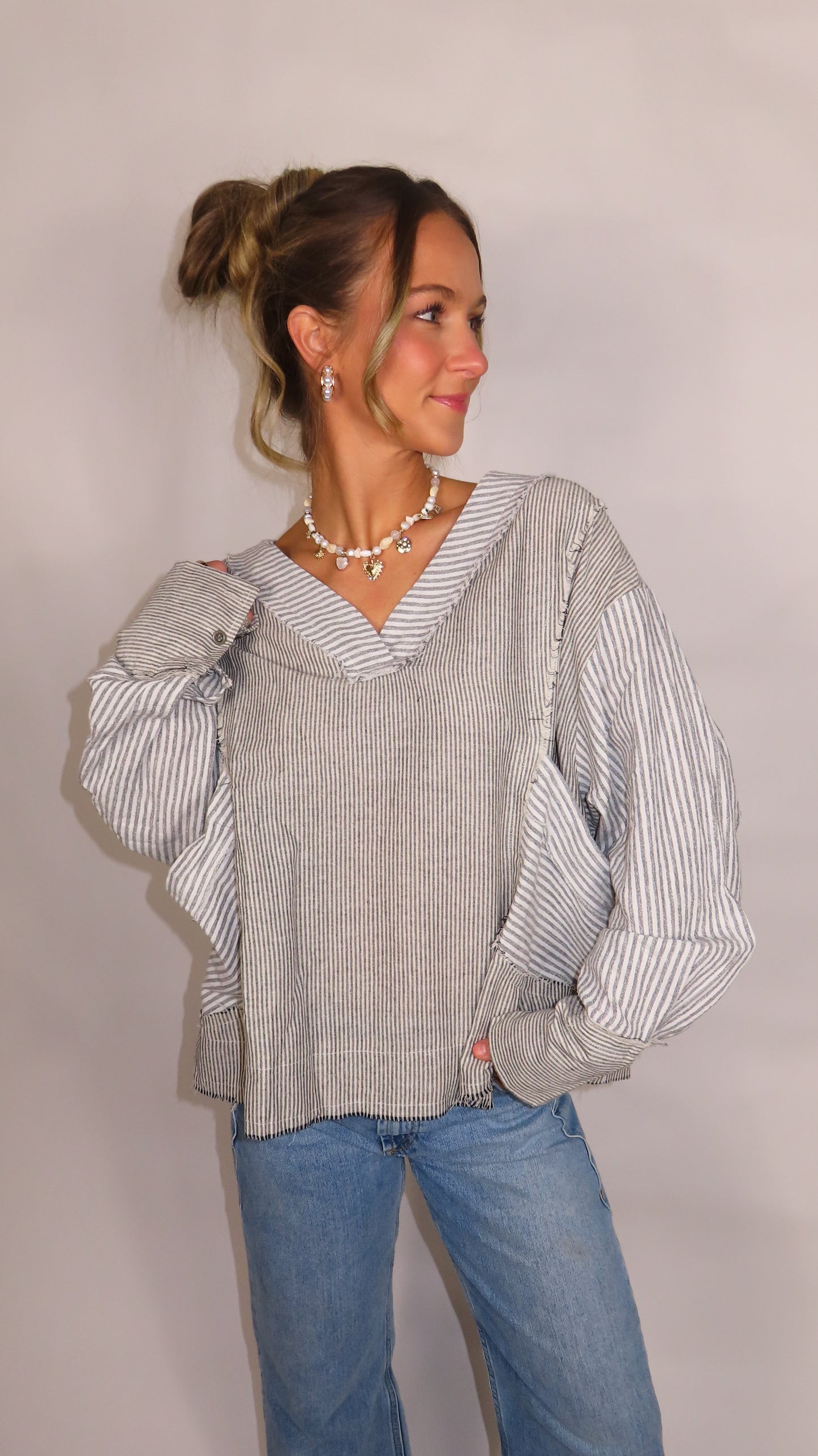 April Linen Top