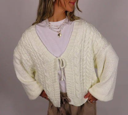 Everything Tie Front Cardigan