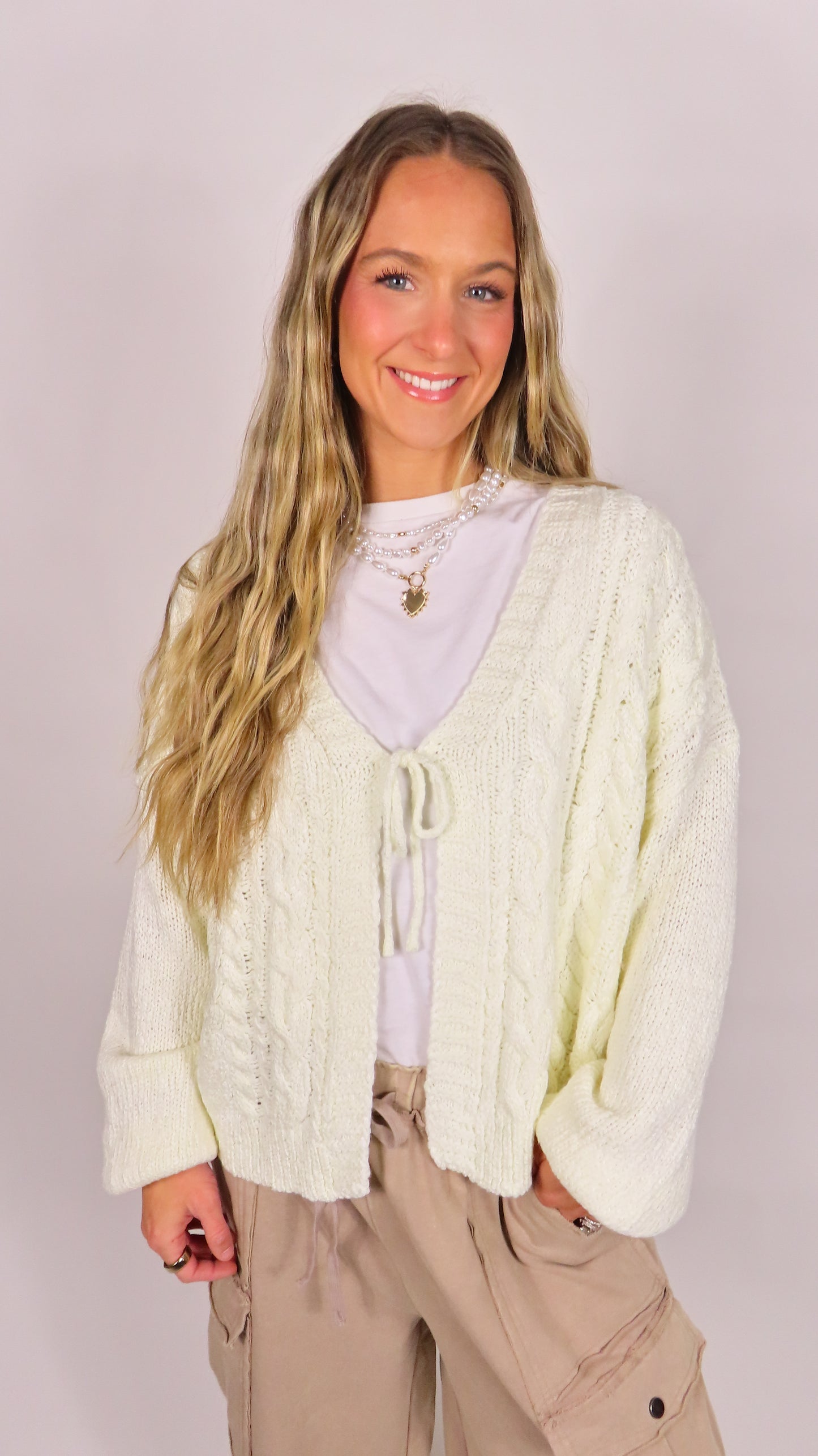 Everything Tie Front Cardigan