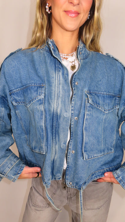 Sawyer Utility Style Denim Jacket