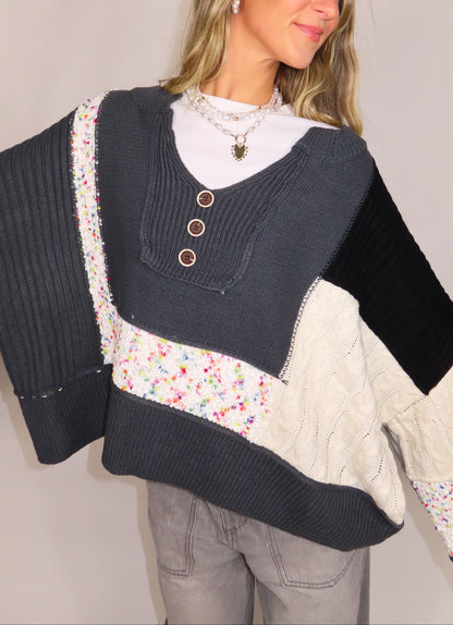 Clara Color Block Sweater