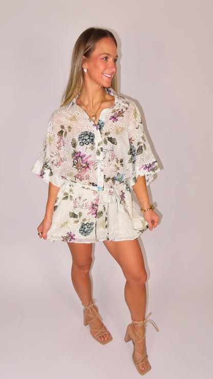 Noah Floral Romper