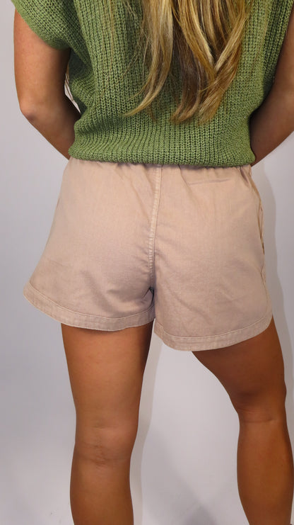 Drift Easy Shorts - Dark Taupe