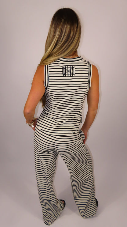 Metro Stripe Knit Tank