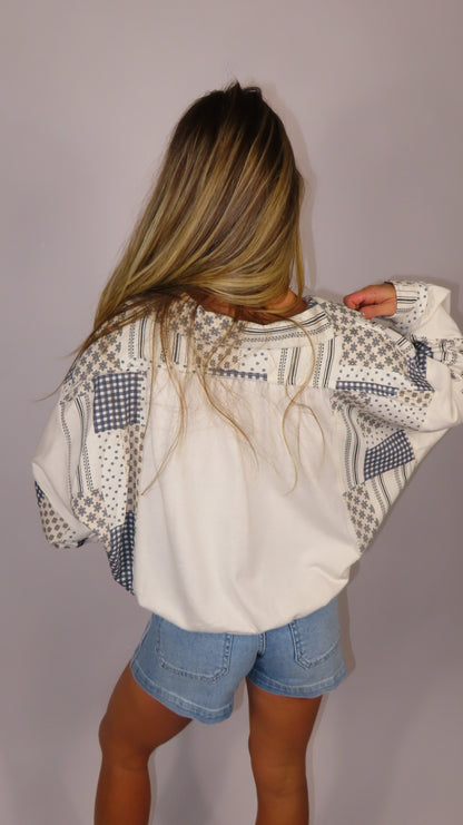 Sammy Patchwork Top