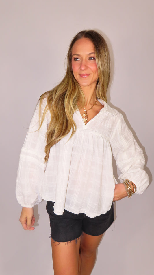 Textured Harmony Blouse