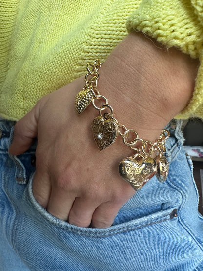 Heart Charm Bracelet